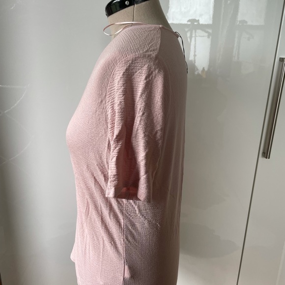 ZARA Women’s Pink Short Sleeve Top Size Medium NWT - Picture 2 of 3